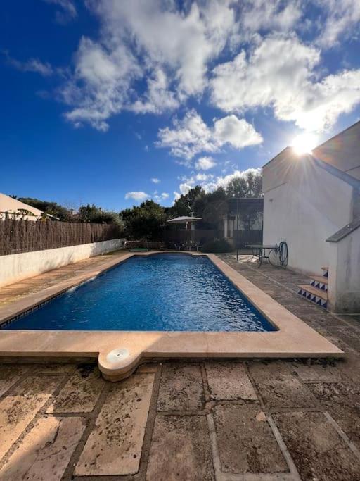 Chalet Con Piscina Sa Rapita Villa Luaran gambar